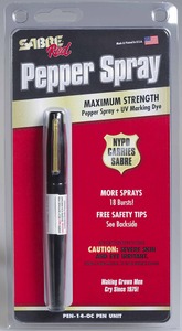 Pen-14-OC Sabre red pepřový sprej pero