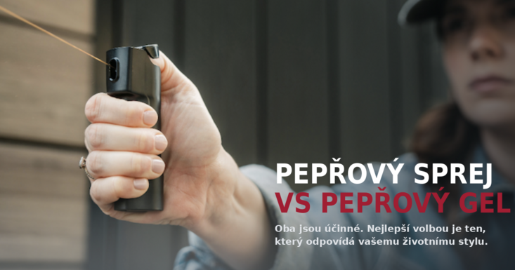 Jak používat pepřový sprej: nošení, odjištění, zásah a co dělat potom