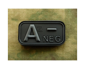 Nášivka Bloodtype Rubber Patch A Neg Blackops