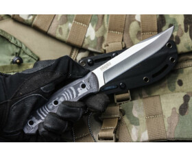 Pevný nůž KIZLYAR SUPREME® Enzo AUS-8 TW G10