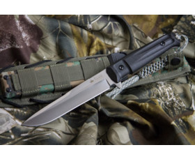 Pevný nůž KIZLYAR SUPREME® Alpha D2 SW BKH CMS