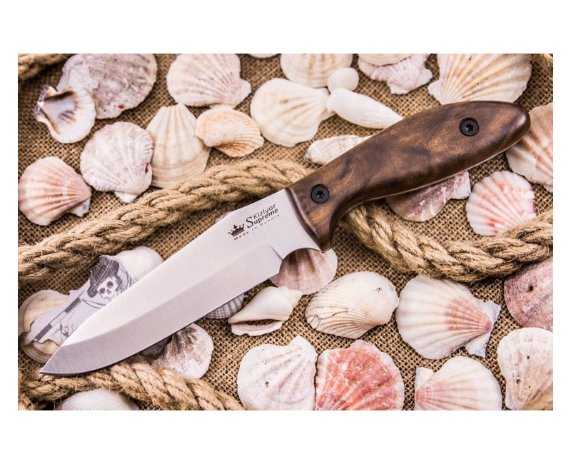 Pevný nůž KIZLYAR SUPREME® Flint AUS-8 SW Walnut