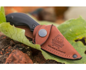 Pevný nůž KIZLYAR SUPREME® Hammy Sleipner LSW Black G10. tmavé pouzdro