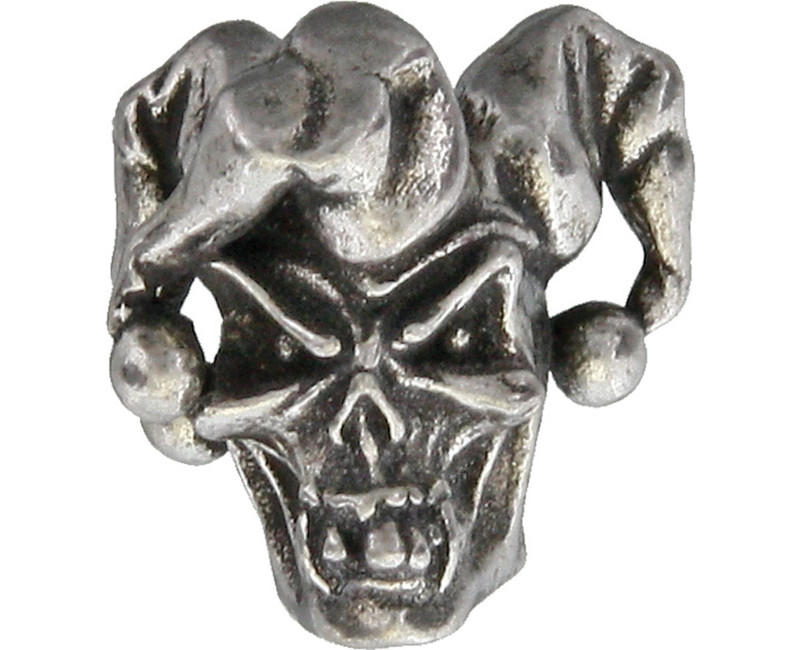 Přívěšek Schmuckatelli Jester Skull Bead Pewter