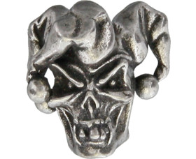 Přívěšek Schmuckatelli Jester Skull Bead Pewter