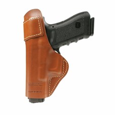 Kožené pouzdro BLACKHAWK! Inside-the-pants pro Glock 26, levostranné