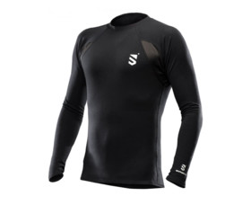 Unisex funkční tričko Scutum Wear Alex, dlouhý rukáv, černé