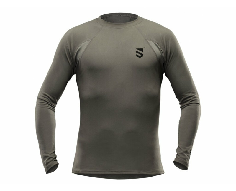 Unisex funkční tričko Scutum Wear Alex, dlouhý rukáv, zelené