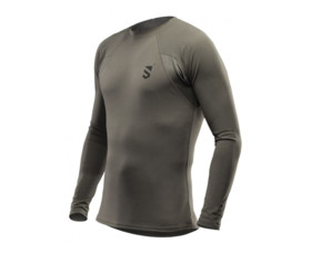 Unisex funkční tričko Scutum Wear Alex, dlouhý rukáv, zelené