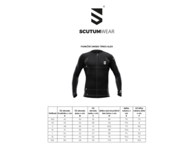 Unisex funkční tričko Scutum Wear Alex, dlouhý rukáv, zelené