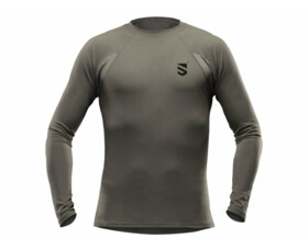 Unisex funkční tričko Scutum Wear Alex, dlouhý rukáv, zelené