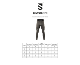 Funkční kalhoty Scutum Wear Trever, černé
