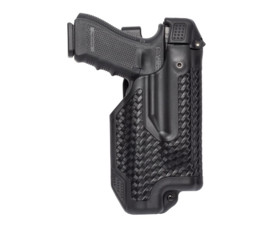 Opaskové pouzdro BLACKHAWK! Epoch pro Glock 17/22/31 se svítilnou, pravostranné, černé