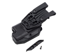 Opaskové pouzdro BLACKHAWK! Epoch pro Glock 17/22/31 se svítilnou, pravostranné, černé