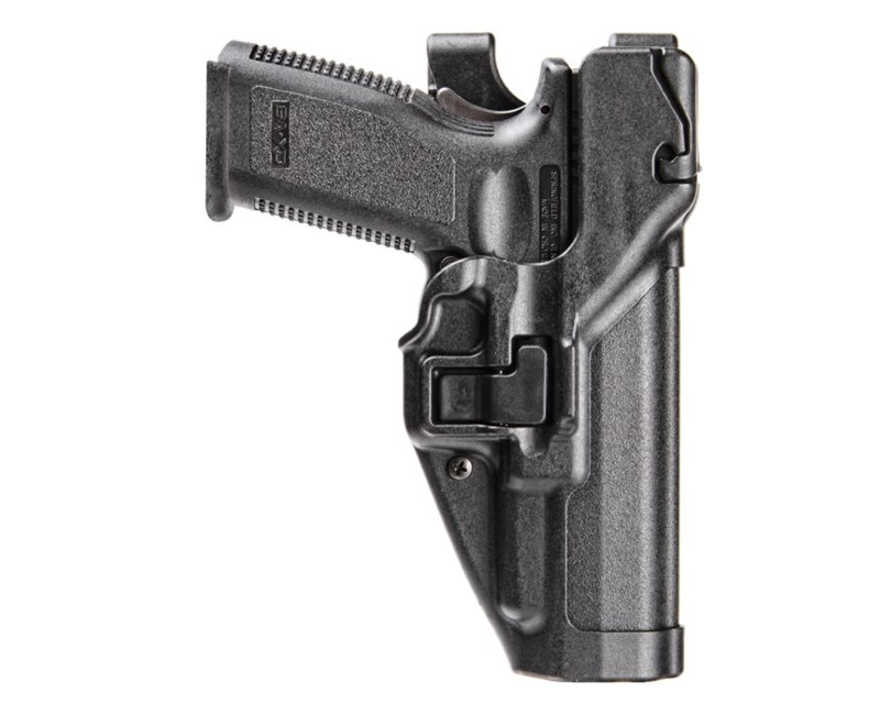 Opaskové pouzdro BLACKHAWK! Level 3 SERPA pro Duty Springfield XD/XDM, pravostranné, černé