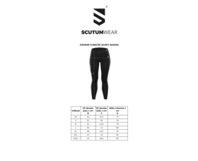 Dámské funkční legíny Scutum Wear Simona, zelené
