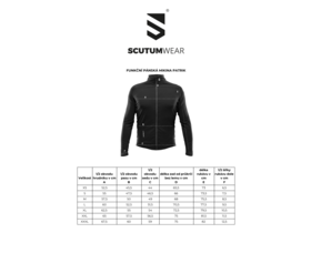 Pánská funkční mikina Scutum Wear Patrik, černá