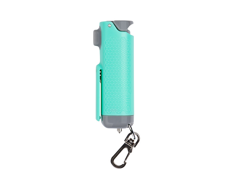 Pepřový sprej do vozidla Sabre Pepper Safe Escape 3-in-1 Automotive Tool, Tyrkysový