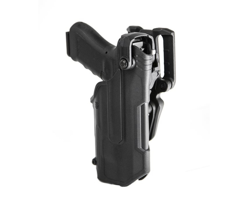 Opaskové pouzdro BlackHawk T-SERIES L3D pro Glock 17/19/22/23/31/32/45 s TLR1/2, pravostranné, černé