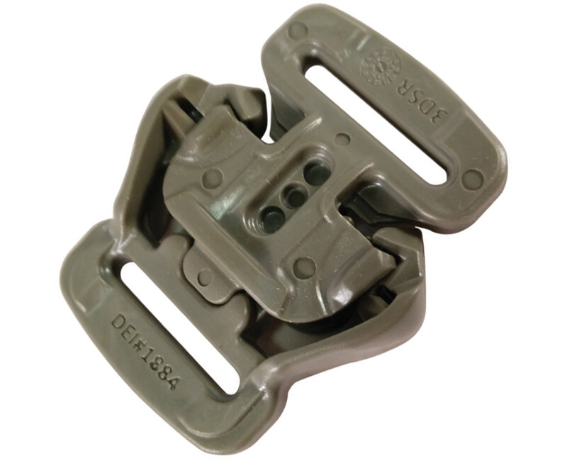 Opasková přezka ITW 3DSR Tactical Buckle, zelená
