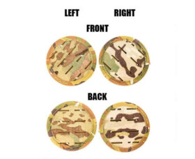 Nylonová otočná platforma HSGI 45°, pravá - MOLLE, multicam
