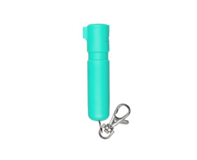 Obranný sprej SABRE Mighty Discreet, UV marker, spona na klíče, mátově zelený