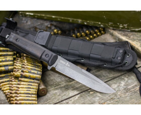 Pevný nůž KIZLYAR SUPREME® Delta 420HC SW Walnut