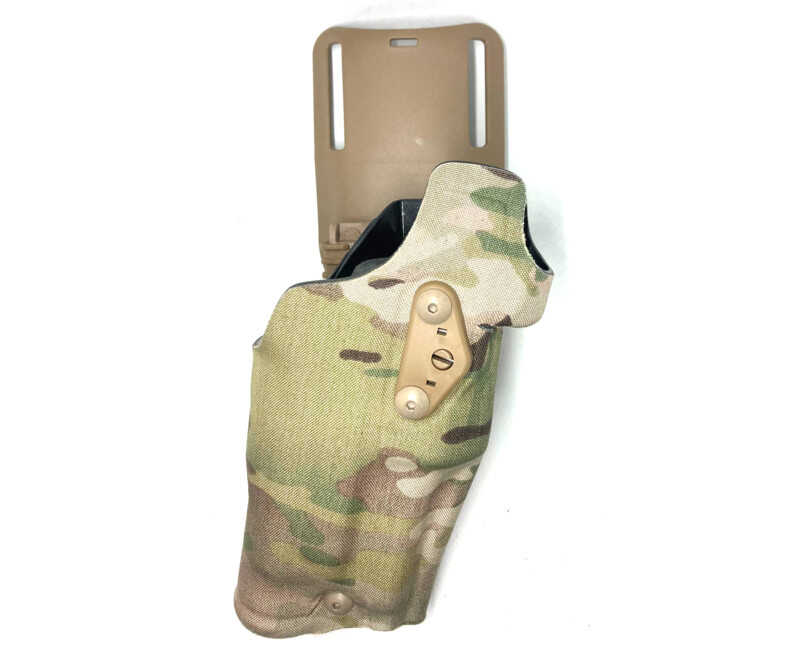 Pouzdro Safariland 6354DO ALS pro Glock 17/22 s X300 a kolimátorem, Low-ride, pravostranný, Multicam