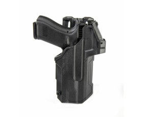 Opaskové pouzdro BlackHawk T-Series L2D RDS pro Glock 17/19/22/23/31/45 s TLR1/2 a kolimátorem, levostranné, černé