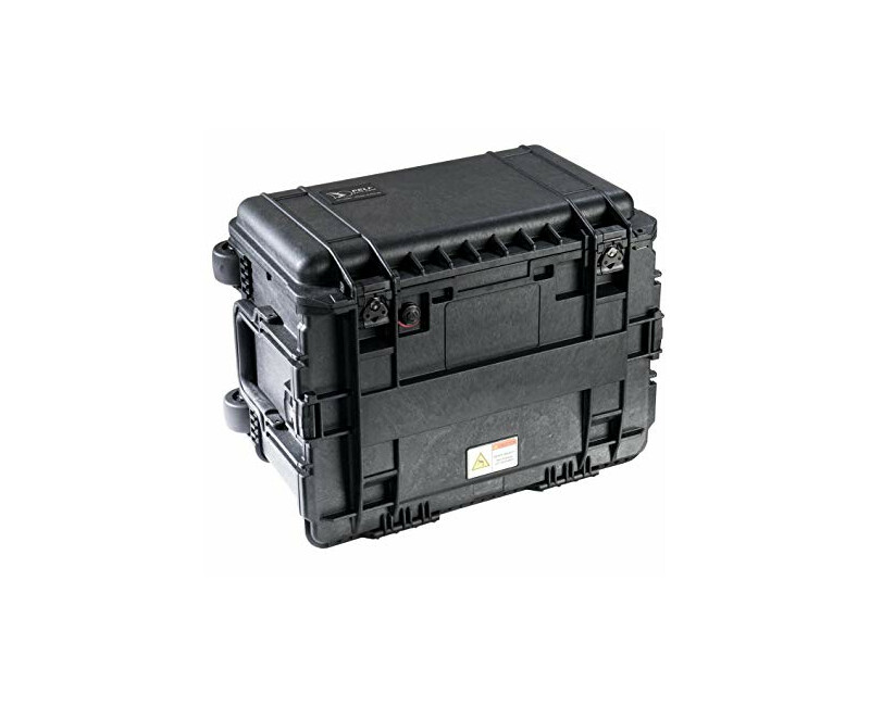 Kufr PELI 450 Black No Foam se zásuvkami