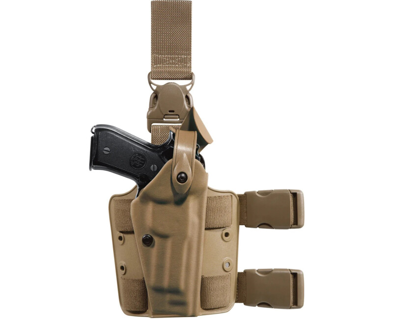 Stehenní pouzdro Safariland 6005 SLS pro Sig Sauer 320, pravostranné, OD green - olivové