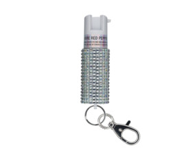 Obranný sprej SABRE Jeweled se sponou Snap Clip, bílý, 0.54 oz