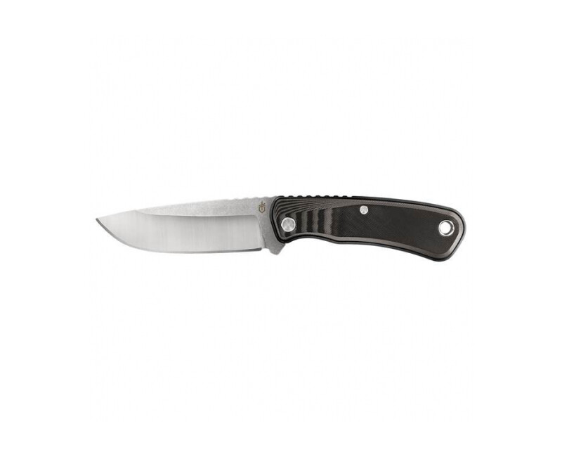Nůž s pevnou čepelí GERBER Downwind Drop Point, 7Cr17MoV, černý