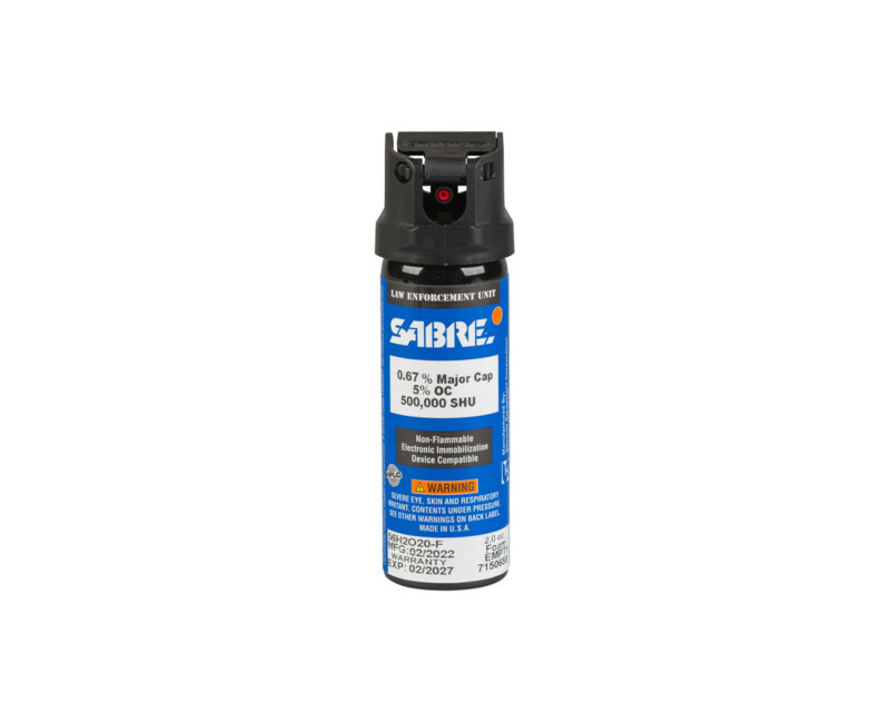 Obranný sprej SABRE 5.0 MK-3.5 pěna, 5% OC 0.67% MC, Flip Top pojistka, 2.5 oz, nehořlavý