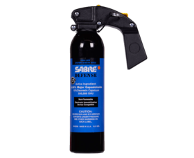 SABRE DEFENCE MK-9 stream, 10% OC 0.33% MC, pistolová rukojeť, 16.0 oz, nehořlavý