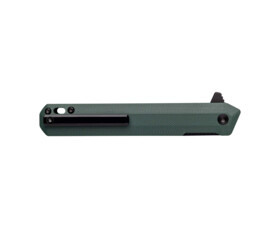 Zavírací nůž Tekto Knives F2 Bravo, zelený - černý detail