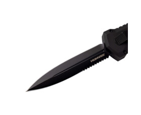 Vystřelovací nůž Tekto Knives Humvee®, černá čepel