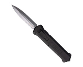 Vystřelovací nůž Tekto Knives Humvee®, stříbrná čepel