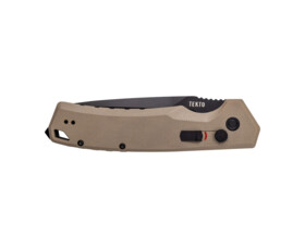 Zavírací nůž Tekto Knives A3 Delta, Desert - černý detail