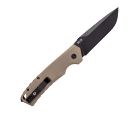 Zavírací nůž Tekto Knives A3 Delta, Desert - černý detail