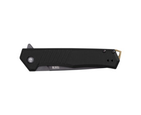 Zavírací nůž Tekto Knives F1 Alpha, černý - bronzový detail