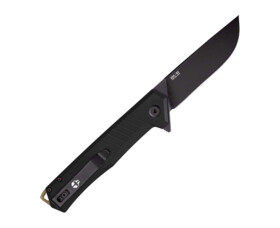 Zavírací nůž Tekto Knives F1 Alpha, černý - bronzový detail