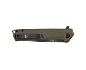 Zavírací nůž Tekto Knives F1 Alpha, zelený - černý detail