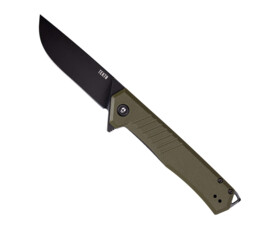 Zavírací nůž Tekto Knives F1 Alpha, zelený - černý detail