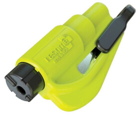Záchranný řezák ResQMe Keychain Tool, neonový
