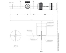 Puškohled Alpen APEX XP Rifle Scope 1-6x24 Duplex