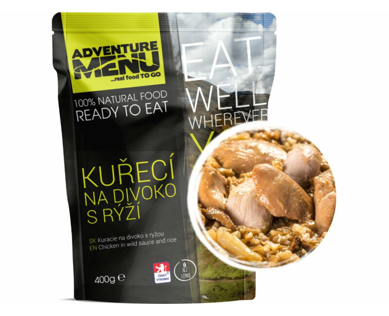 Kuřecí na divoko s rýží Adventure Menu
