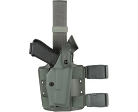Stehenní pouzdro Safariland 6004 SLS pro GLOCK 34/35 se svítilnou, pravostranné, Foliage green - zelené