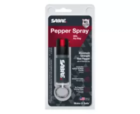 Obranný kapesní sprej SABRE RED na klíče, černý