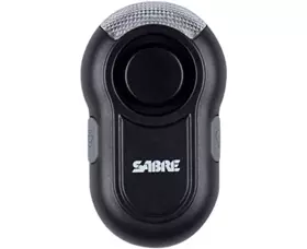 Osobní alarm SABRE RED s klipem a LED svítilnou, 120dB, černý